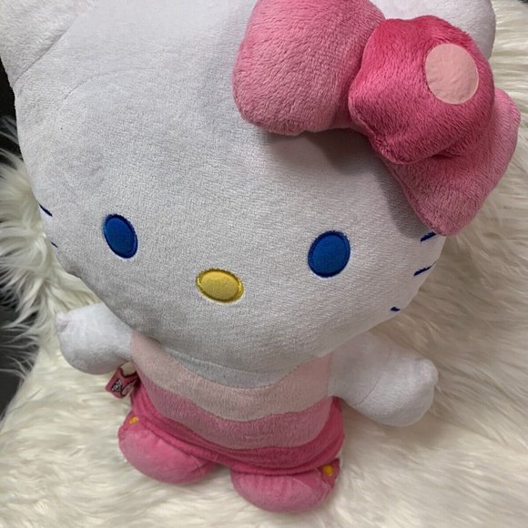 Hello Kitty Large Big Soft Pillow Plush Pink Dress & Bow 16" - Picture 7 of 7